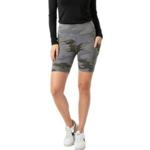 Aeropostale Gray Camo Pocket Biker Shorts S